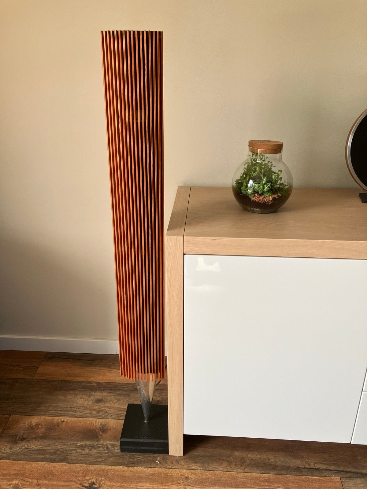 2 Beolab 8000 luidsprekers met houten fronten, Vloerstaande luidspreker, Gebruikt, Bang & Olufsen, Ophalen