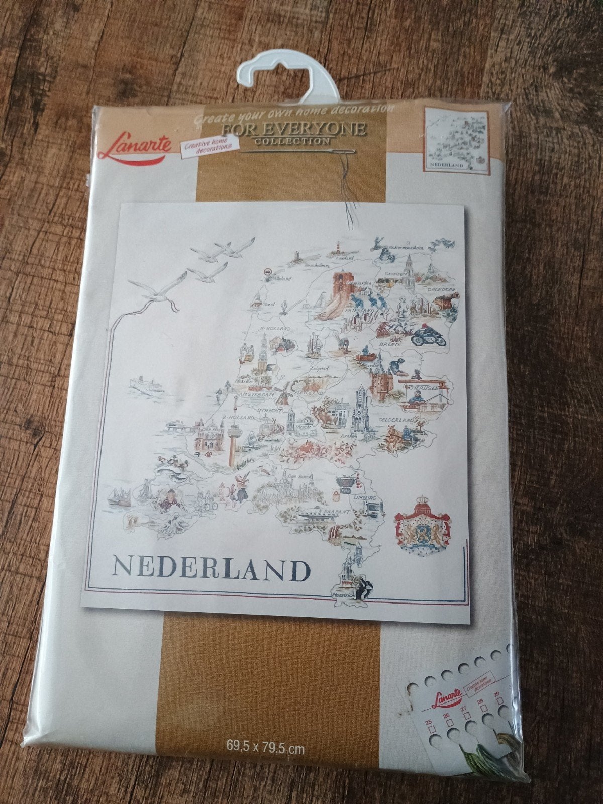 Lanarte borduurpakket - Nederland, Ophalen of Verzenden, Gebruikt, Borduurpakket