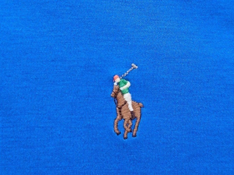 Ralph Lauren Zomerpolo Slim Fit Blauw maat M, Verzenden, Maat 48/50 (M), Blauw, Polo Ralph Lauren