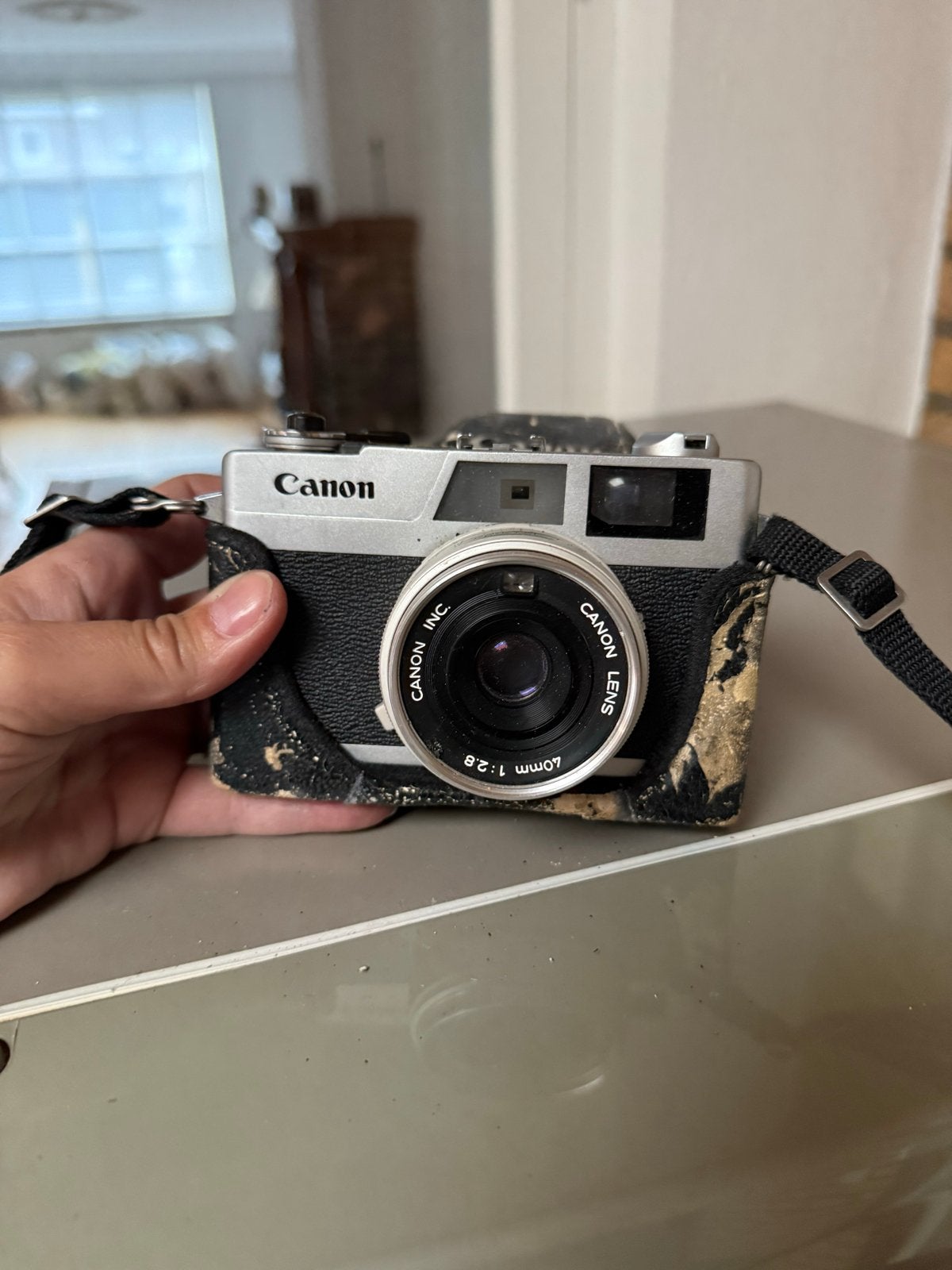 Canon Canonet 28 - Vintage 35mm analoge camera, Audio, Tv en Foto, Ophalen of Verzenden, Gebruikt, Compact, Canon