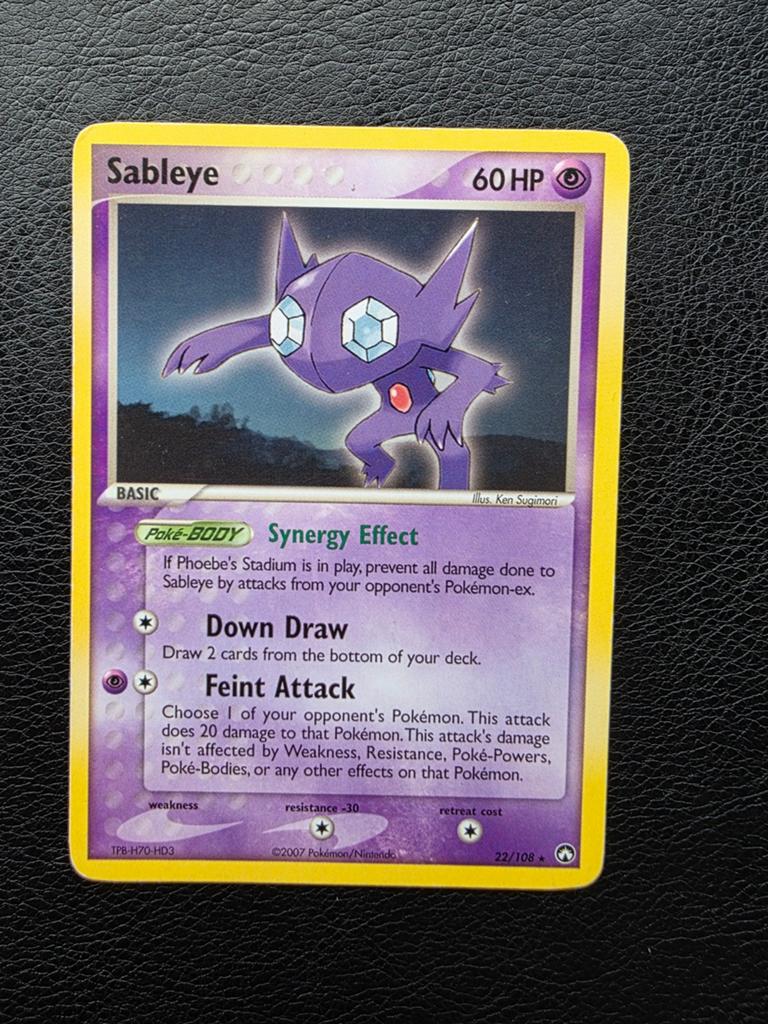 Sableye #22 ruby sapphire power keepers, Ophalen of Verzenden, Nieuw, Losse kaart