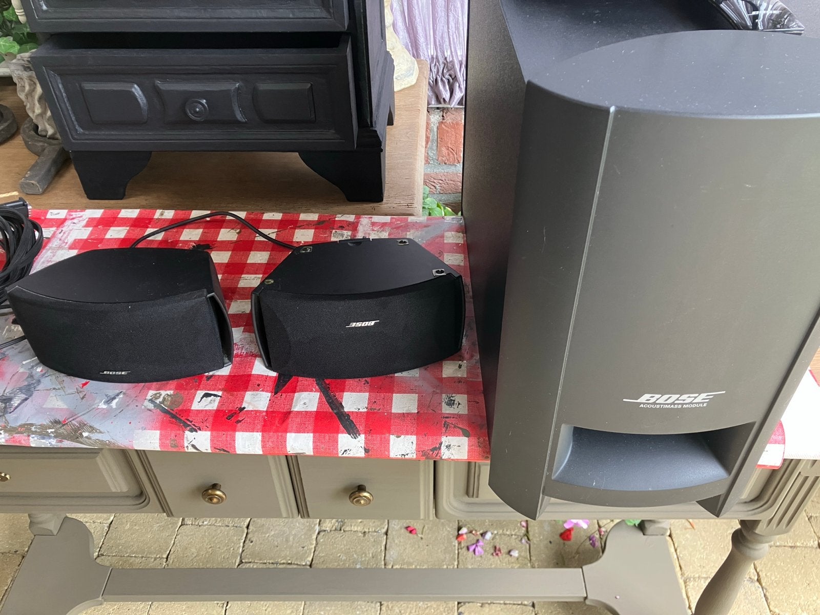 Bose CineMate Series II Home Theater System, Gebruikt, Afstandsbediening, Surroundset, Bose