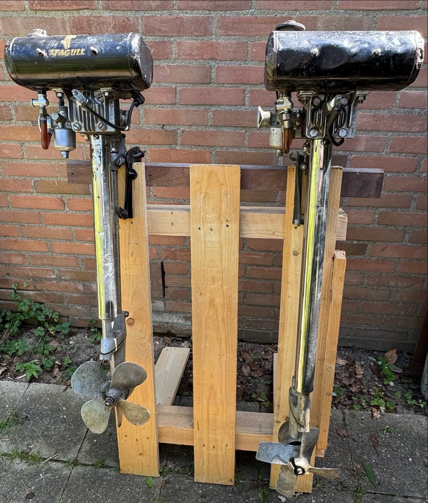 Vintage British Seagull buitenboordmotoren, Ophalen, Gebruikt, Minder dan 5 pk, Buitenboordmotor