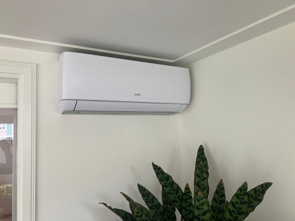 Aux Airco 2x3.5 kw, Witgoed en Apparatuur, Airco's, Ophalen, 3 snelheden of meer, Zo goed als nieuw, 100 m³ of groter