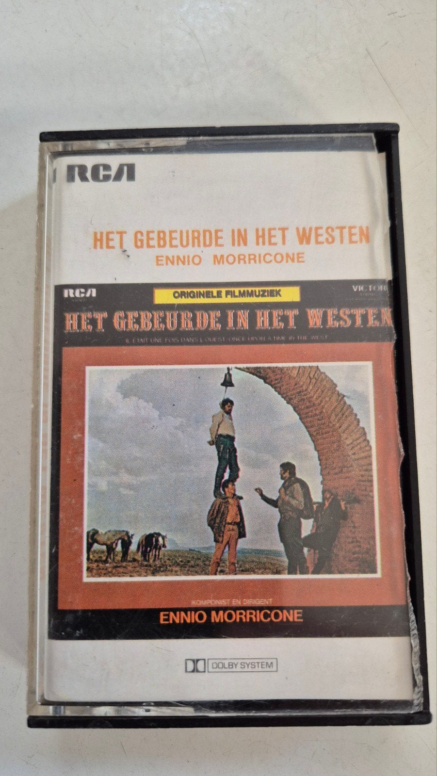 Ennio Morricone het gebeurde in het westen cassette, Ophalen of Verzenden, Gebruikt, 1 bandje