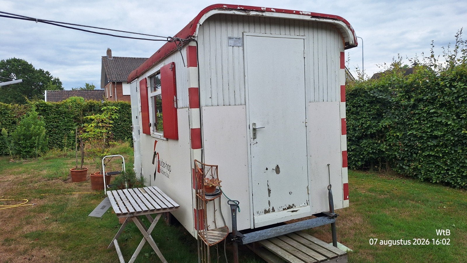Opknapper: Vintage Pipowagen/Woonwagen voor project, Particulier