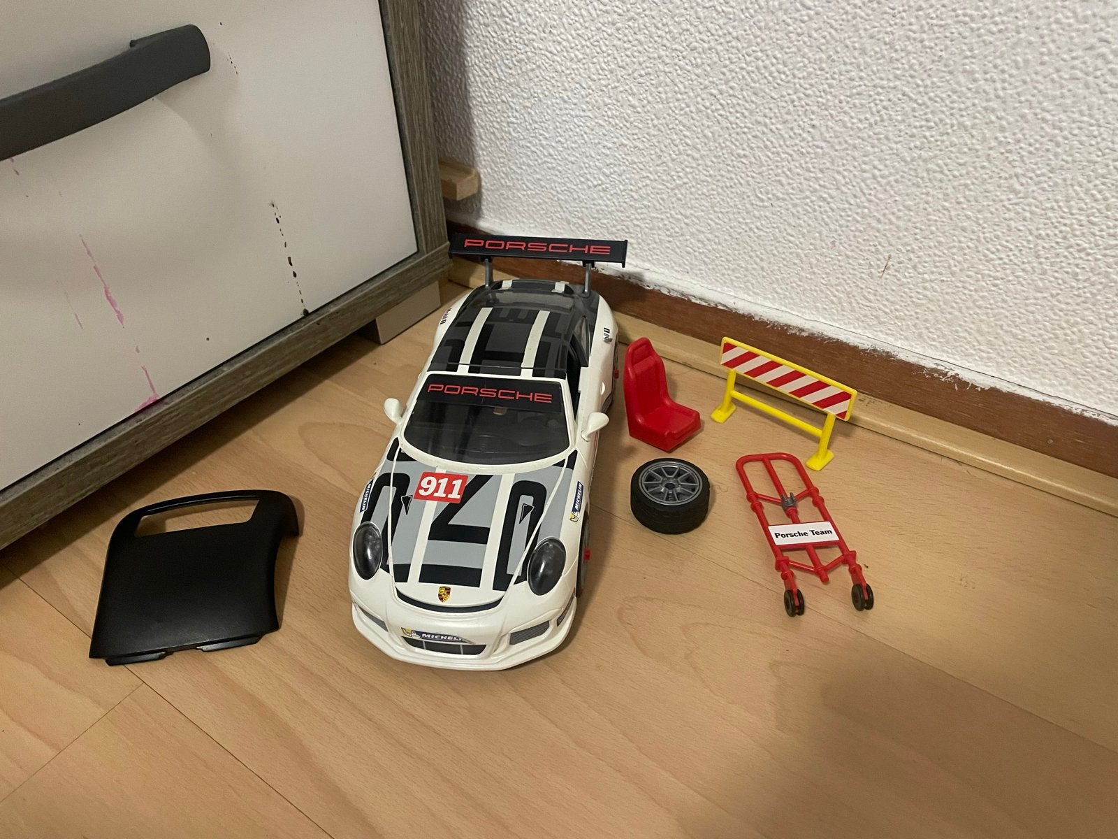 Playmobil Porsche 911 GT3 Cup (niet compleet), Ophalen of Verzenden, Gebruikt