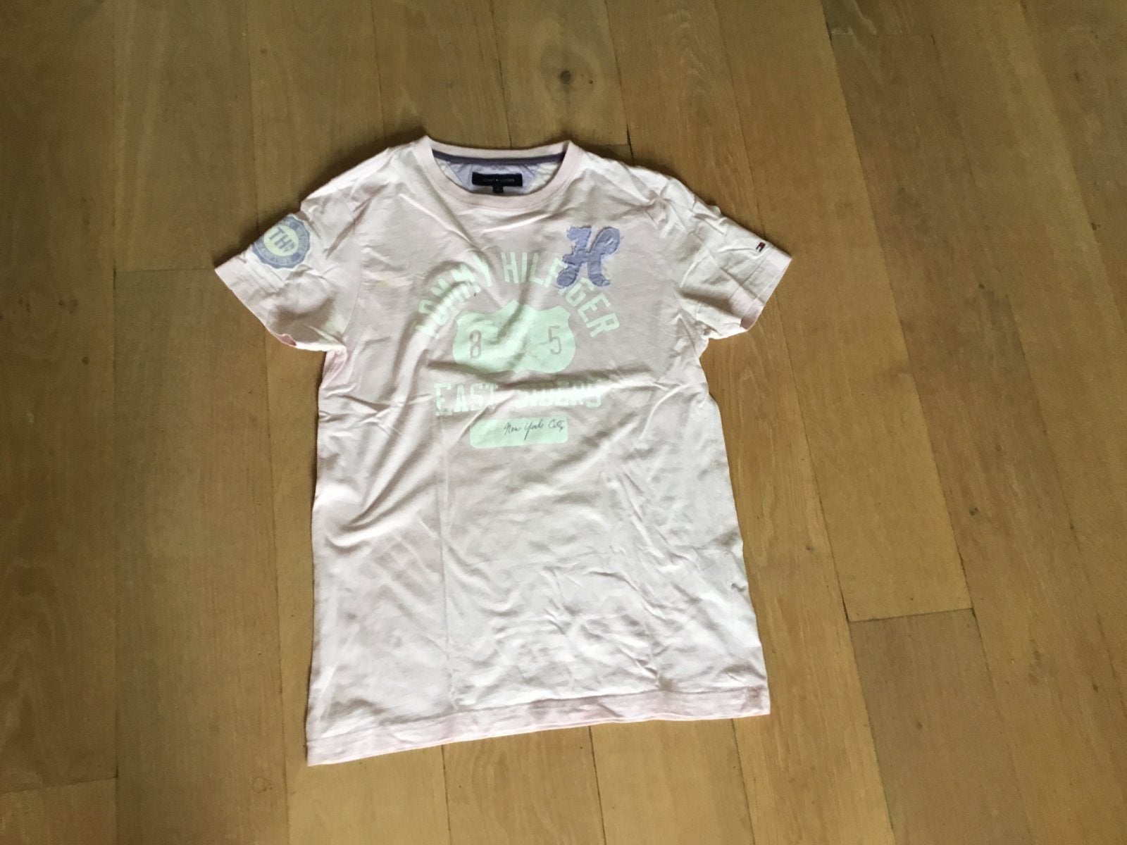 Tommy Hilfiger T-shirt roze maat M, Ophalen of Verzenden, Zo goed als nieuw, Maat 48/50 (M), Roze