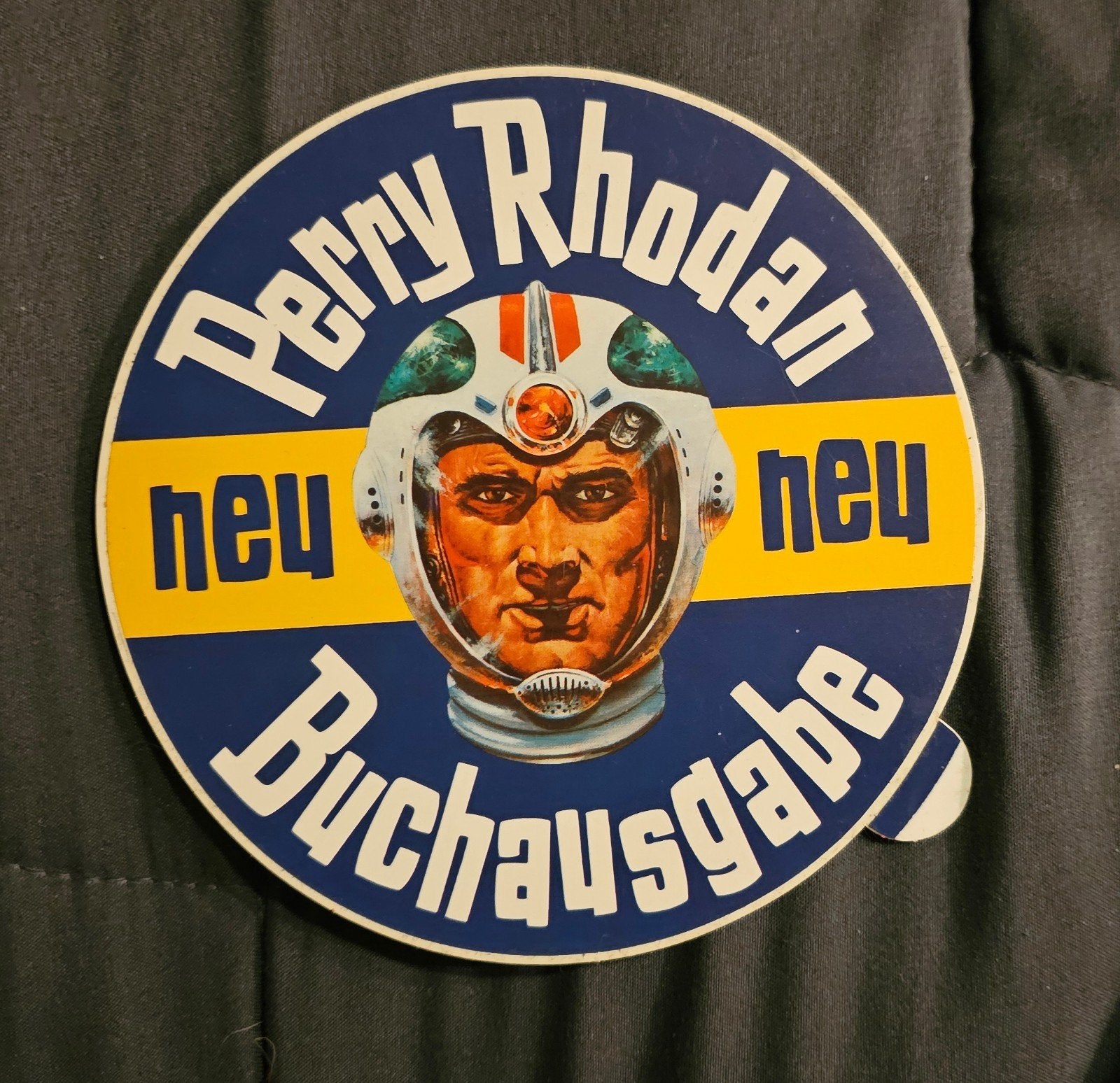 Vintage Perry Rhodan Sticker - Nieuwe Boekuitgave, Ophalen of Verzenden, Gebruikt, Overige typen