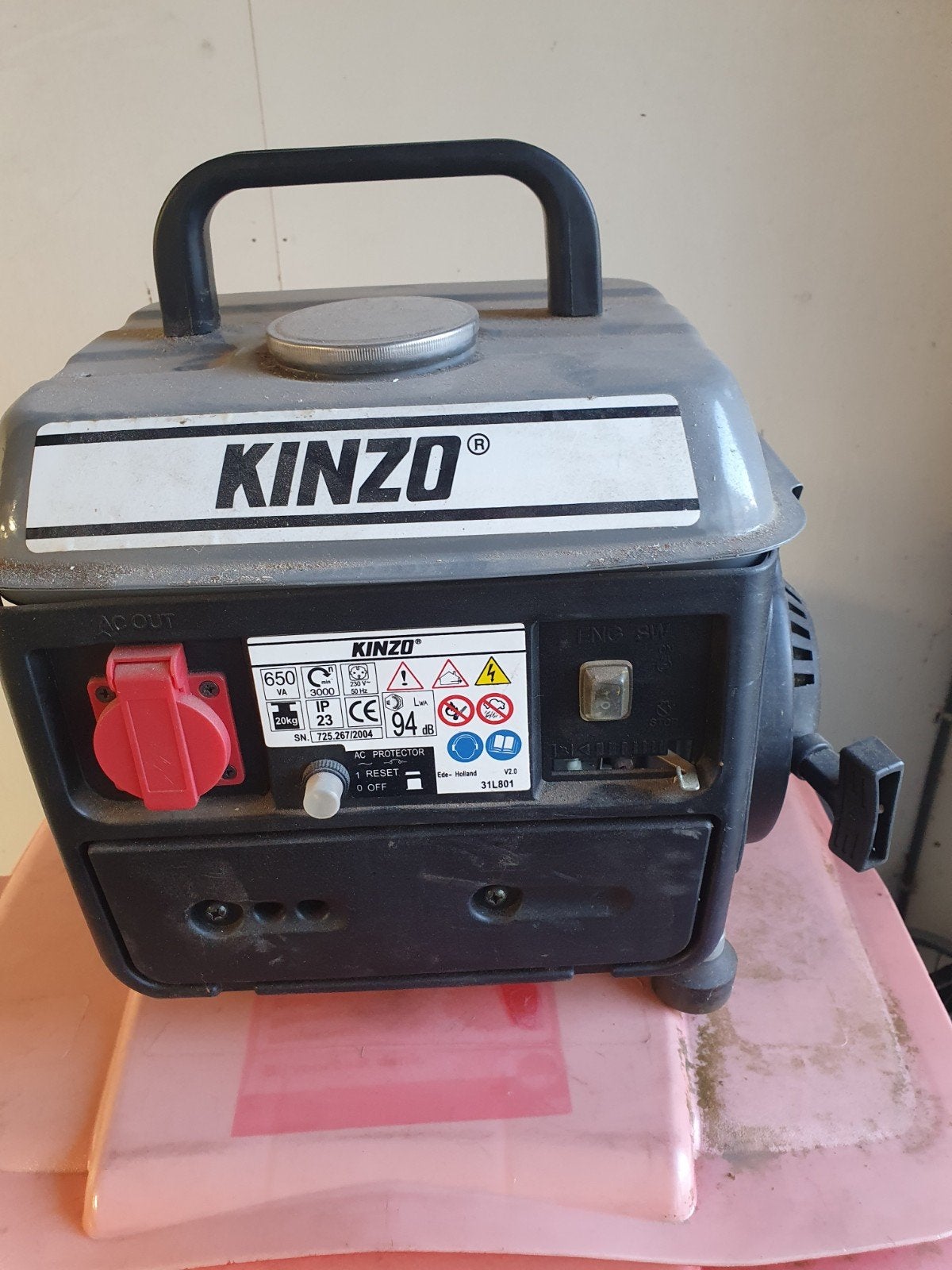 Kinzo aggregaat, Ophalen of Verzenden