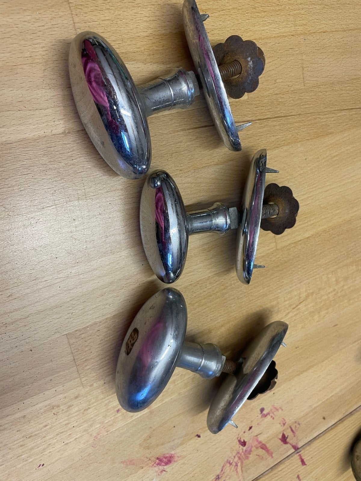 Vintage antieke deurknoppen, Ophalen of Verzenden