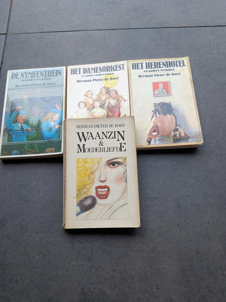 4 boeken van Herman Pieter de Boer - goede staat, Ophalen, Gelezen, Herman Pieter de Boer