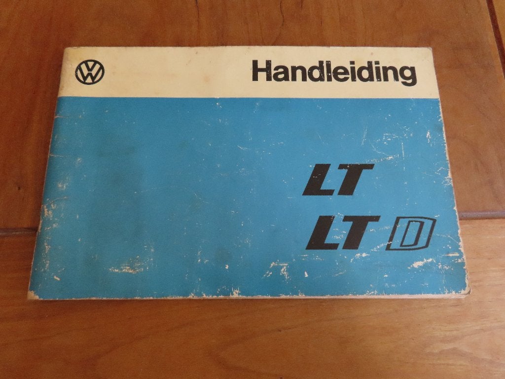 Instructieboek Volkswagen LT 28, VW LT 31, VW LT 35 +diesel, Ophalen of Verzenden