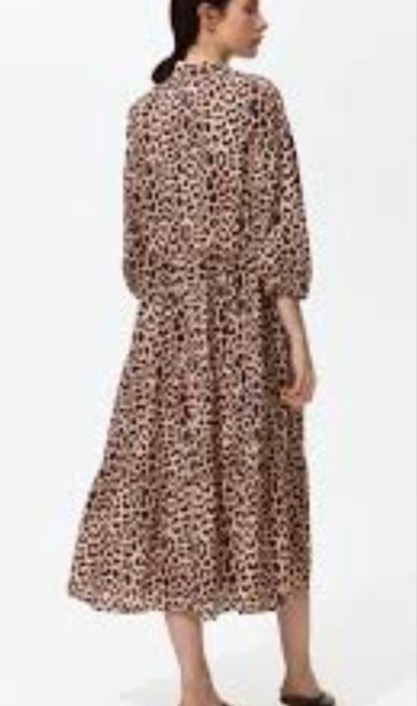 Maxi panterprint L zwierige stroken jurk boho ibiza dress, Kleding | Dames, Jurken, H&M, Bruin, Maat 42/44 (L), Ophalen of Verzenden