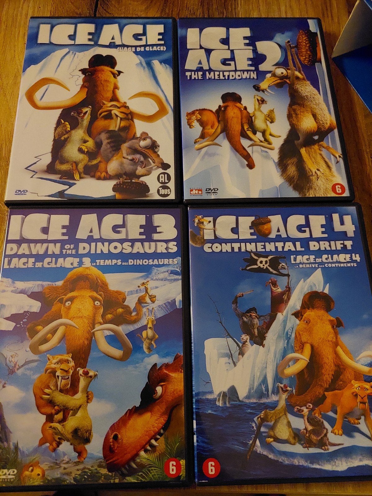 Ice Age: De Mammoet Collectie (4 films op DVD), Animatie, Amerikaans, Nederlands, Ophalen of Verzenden