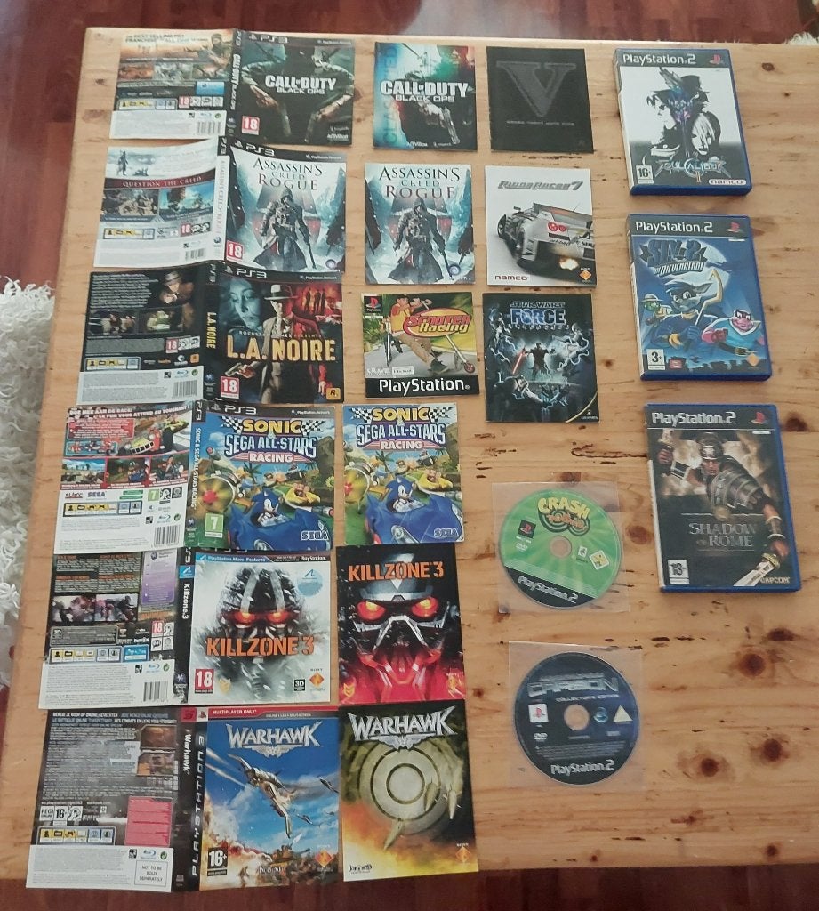 Playstation Bundel Games + Boxes + Manuals + Covers, Vanaf 18 jaar, Overige genres, Eén computer, Ophalen of Verzenden