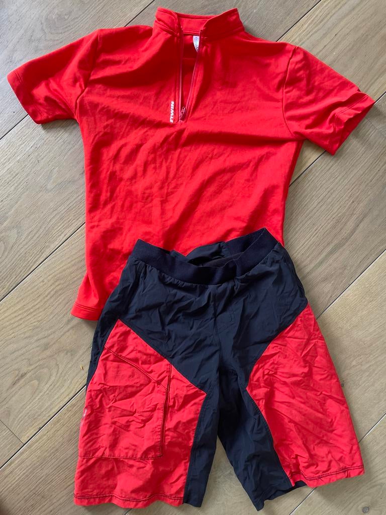 Mtb kleding set maat 146 Rockrider / Btwin Decathlon, Gebruikt, Kinderen, Overige maten, Ophalen of Verzenden