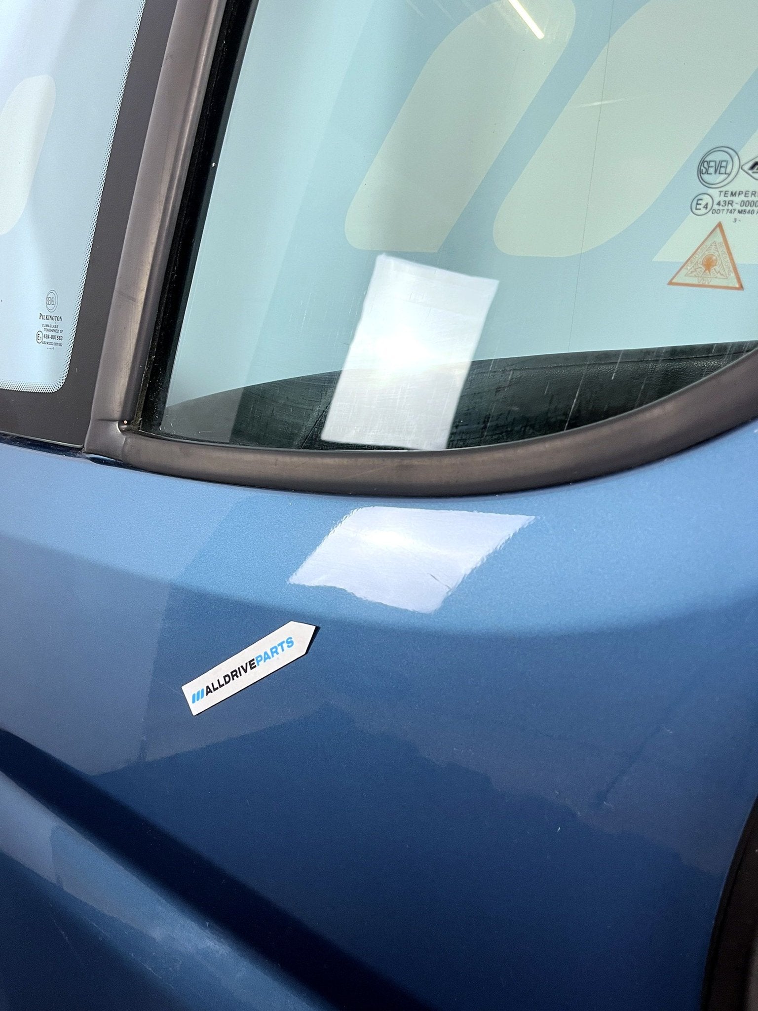 Voorportier links Peugeot Boxer blauw KNF 9002EJ, Gebruikt, -, Deur, -