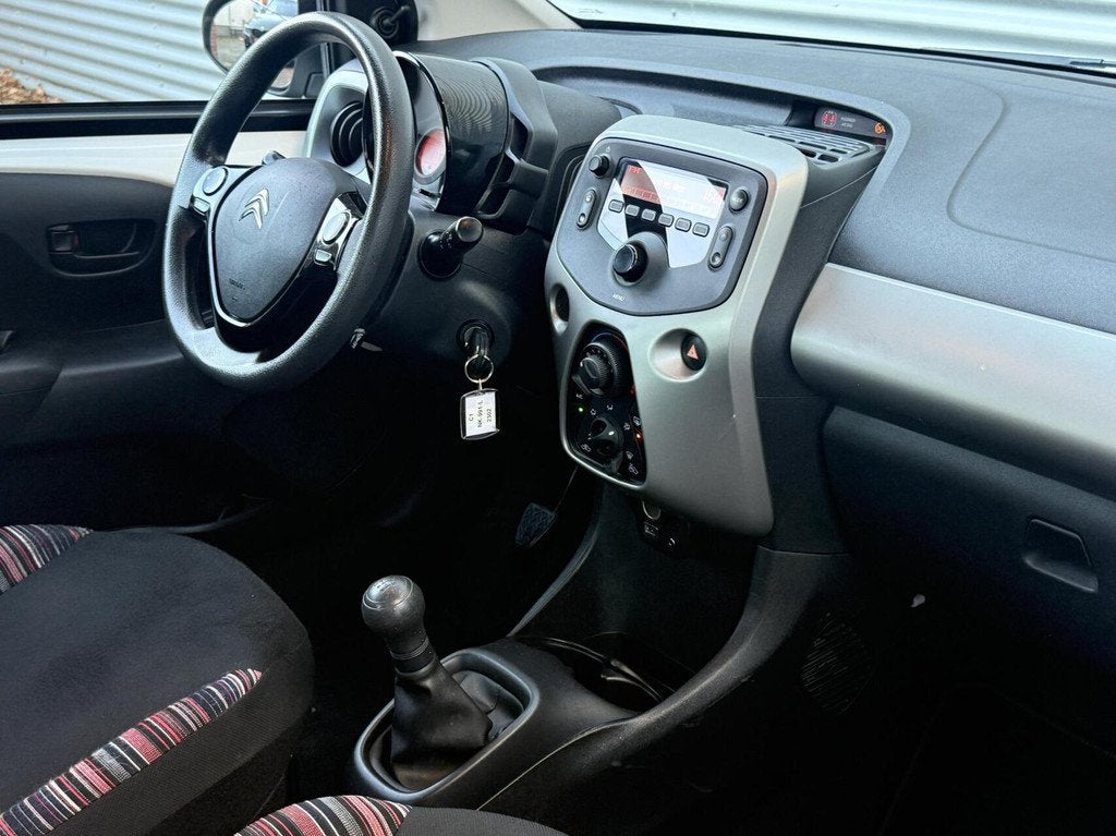 Citroen C1 1.0 e-VTi Selection Cruise Led Airco 5 Drs NL Aut, Voorwielaandrijving, Stof, Gebruikt, Met garantie (alle)