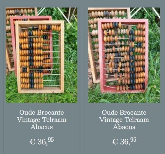 Oude brocante telraam abacus, Ophalen of Verzenden