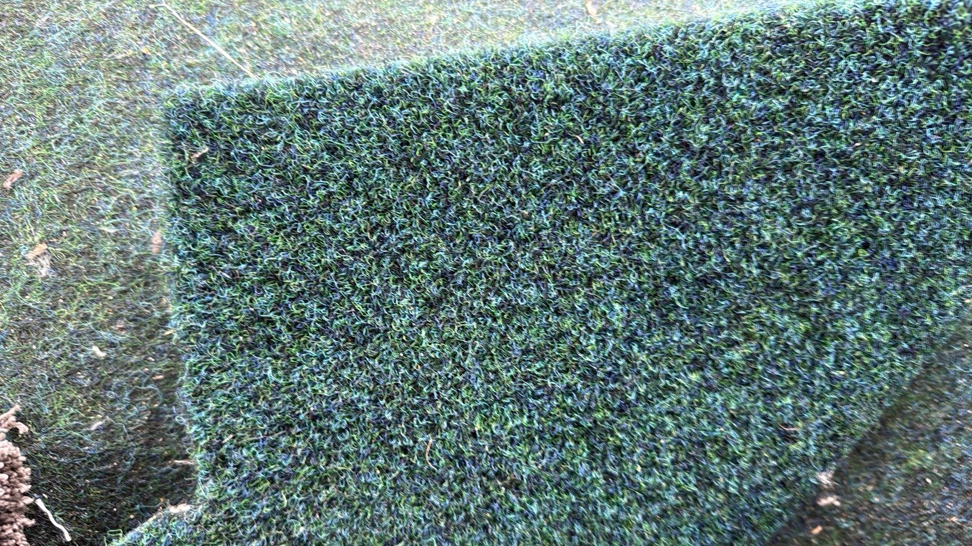 Groen waterdoorlatend herbruikbaar naaldvilt tapijt buiten‼️, Ophalen, Nieuw