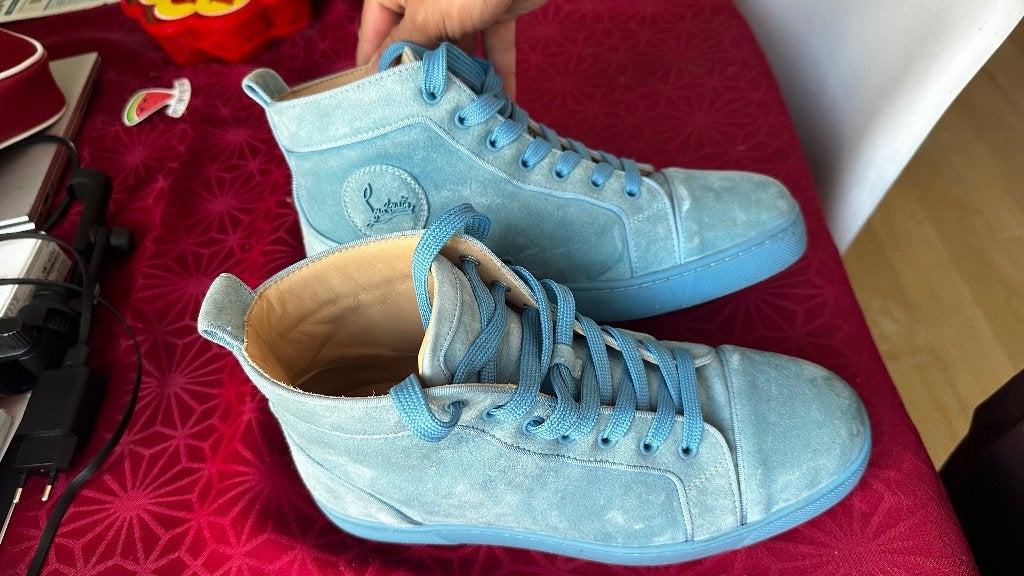 Originele Christian Louboutin sneakers (maat 40), Christian Louboutin, Blauw, Ophalen of Verzenden, Sneakers of Gympen