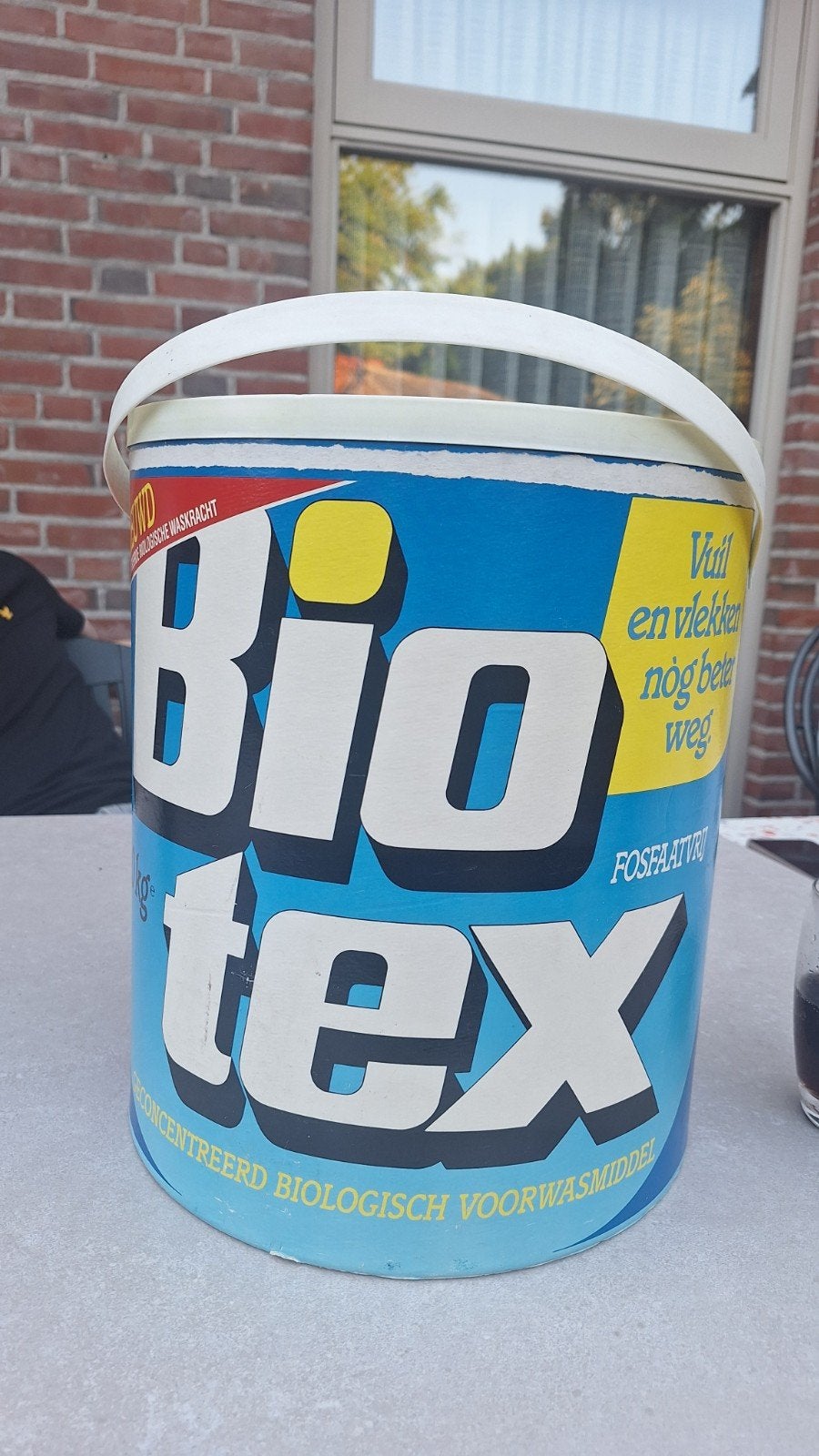 Vintage Bio-tex Waspoeder Emmer - 10 liter, Ophalen, Nieuw