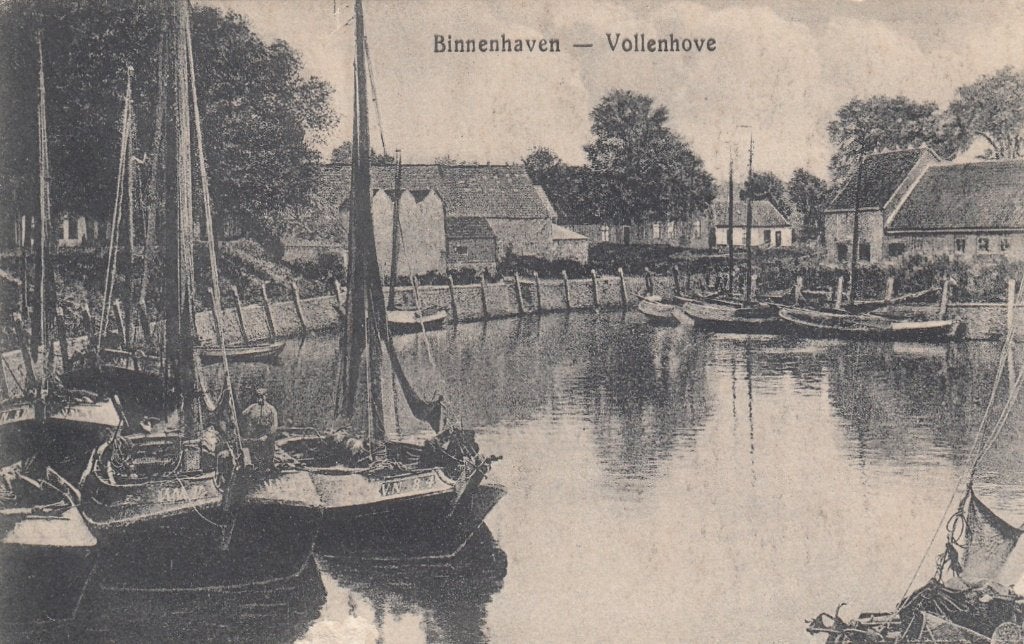 Vollenhove - Binnenhaven, Verzenden, 1920 tot 1940, Ongelopen, Overijssel