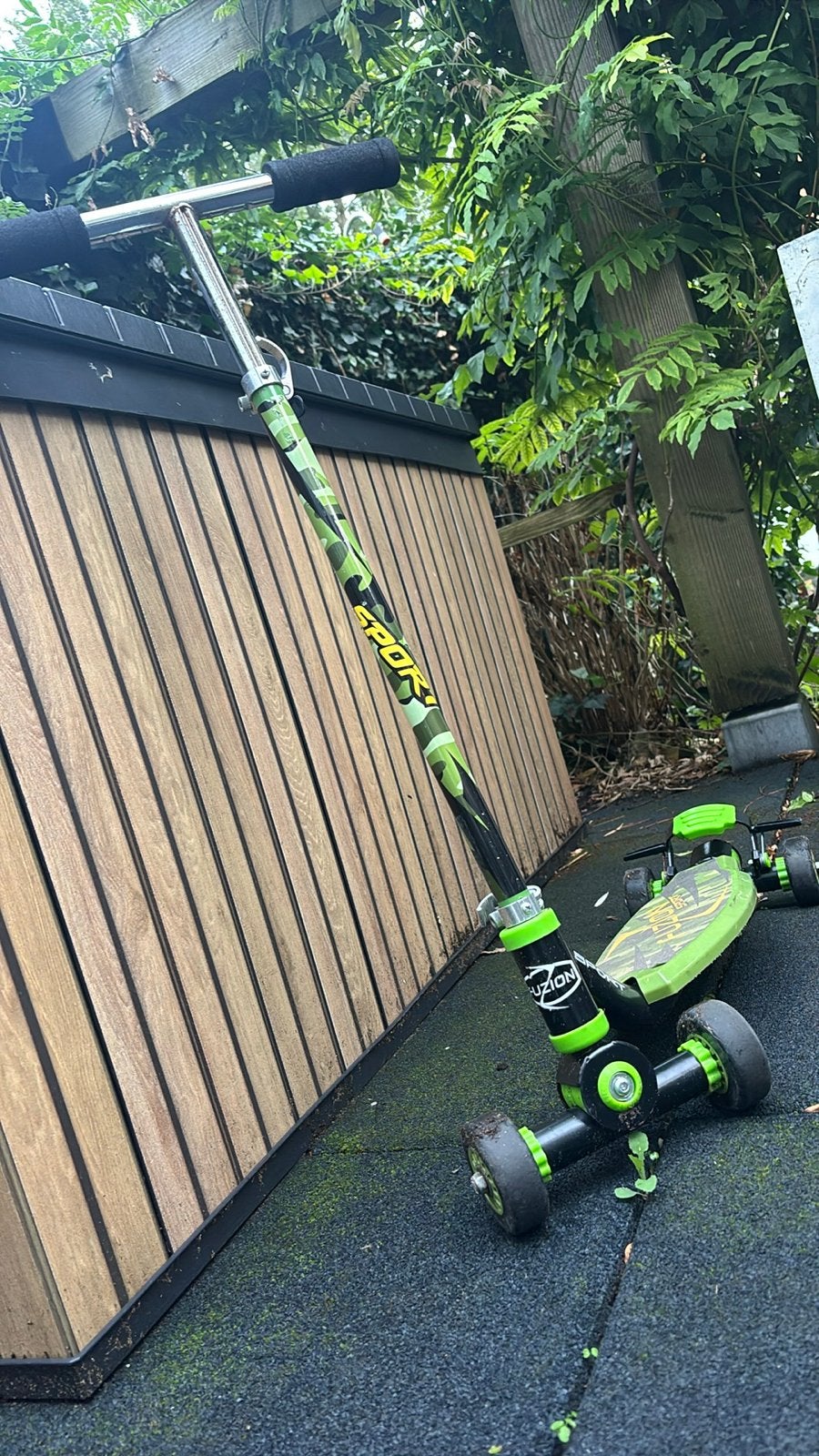 Fuzion Sport Step - Camouflage Groen, Fietsen en Brommers, Ophalen of Verzenden, Gebruikt, Gewone step