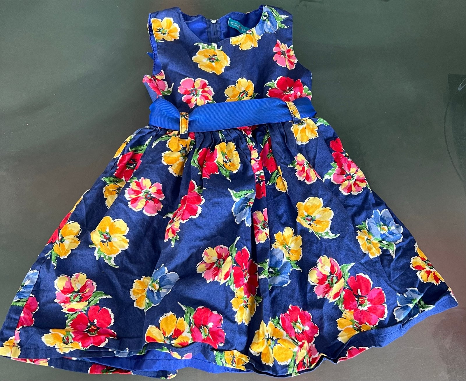 Meisjes jurk maat 3 jaar met bloemenprint, Ophalen, Zo goed als nieuw