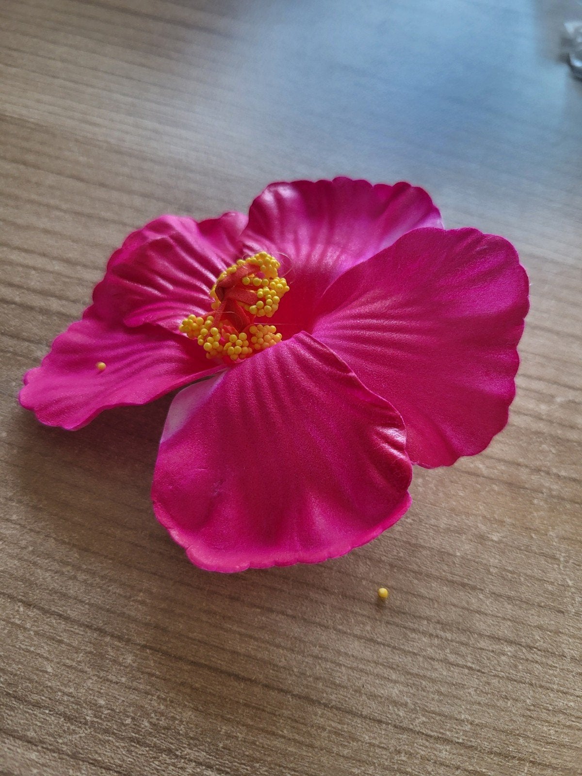 Nieuwe Roze Hibiscus Haarclip - Tropische Bloem Accessoire, Overige materialen, Nieuw, Ophalen of Verzenden, Roze