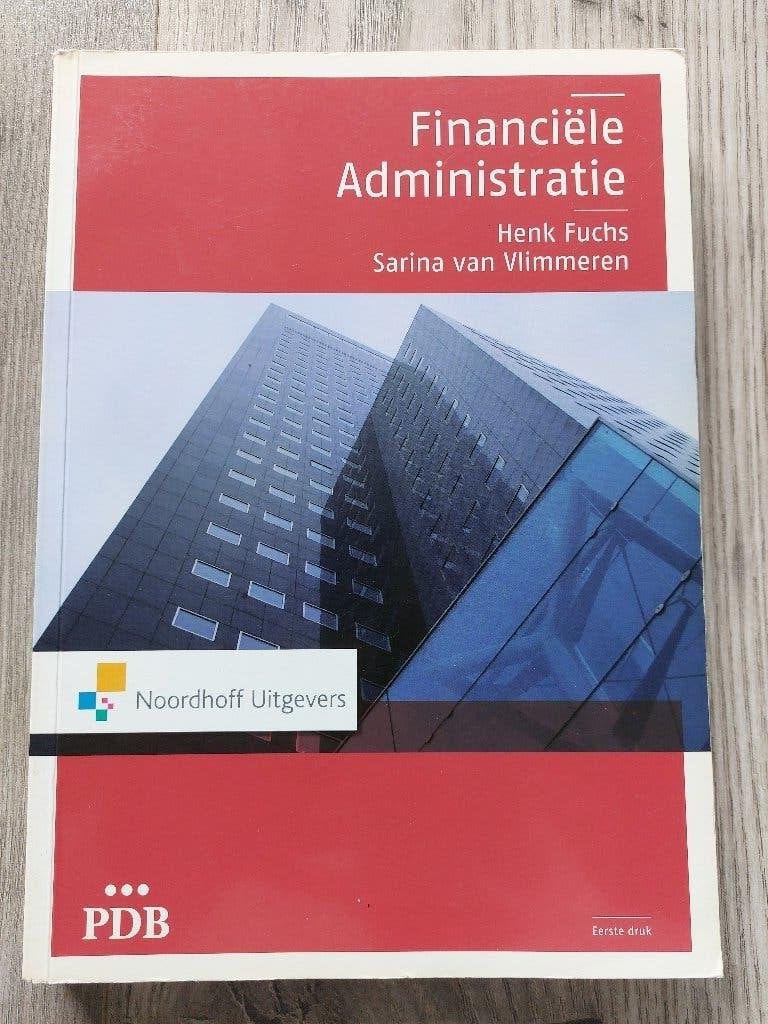 Financiële Administratie 1e druk, Zo goed als nieuw, Noordhoff Uitgevers, Gamma, HBO