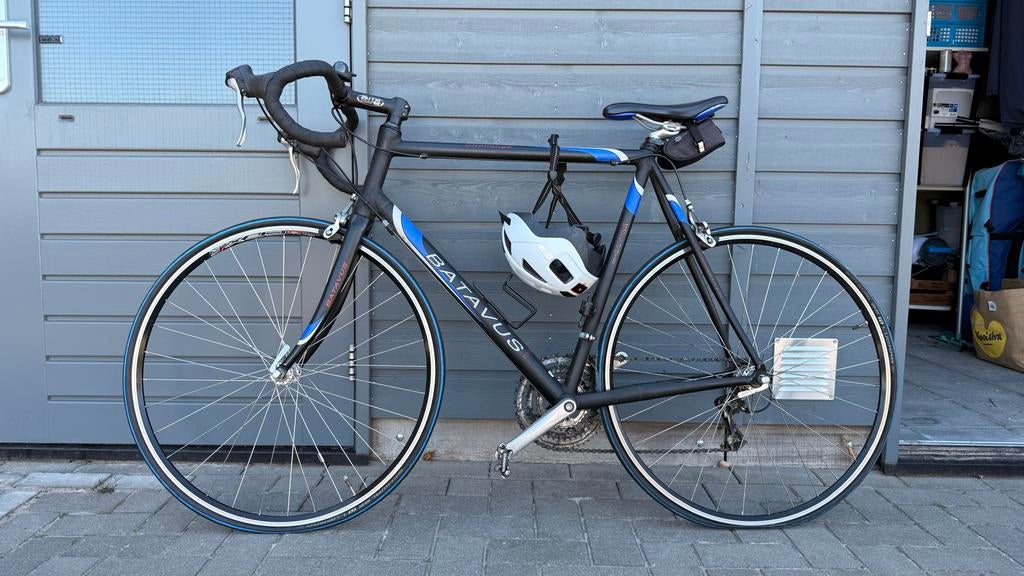 Batavus Challenge racefiets - Zwart/Blauw, Ophalen, Gebruikt, Batavus, Aluminium