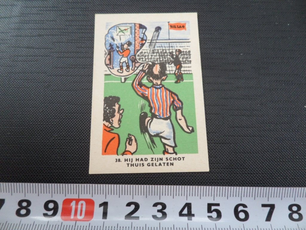 sticker plaatje strip voetbal spreekwoord RIZLA #38, Ophalen of Verzenden, Zo goed als nieuw
