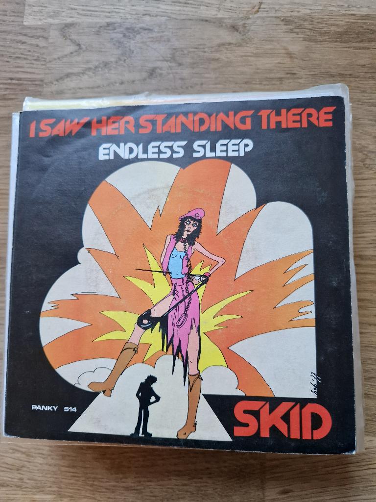 Skid – I Saw Her Standing There 7", Ophalen of Verzenden, Zo goed als nieuw, Pop