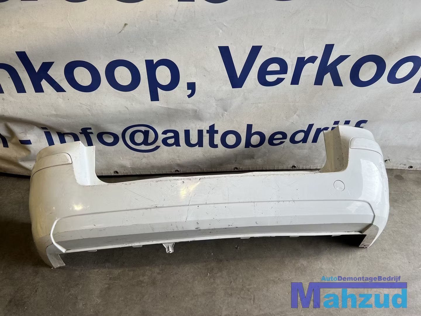 OPEL ZAFIRA B Wit achterbumper bumper achter 2005-2011, Gebruikt, Opel Automobile GmbH, Ophalen of Verzenden, Kontakt@opel-infoservice.de