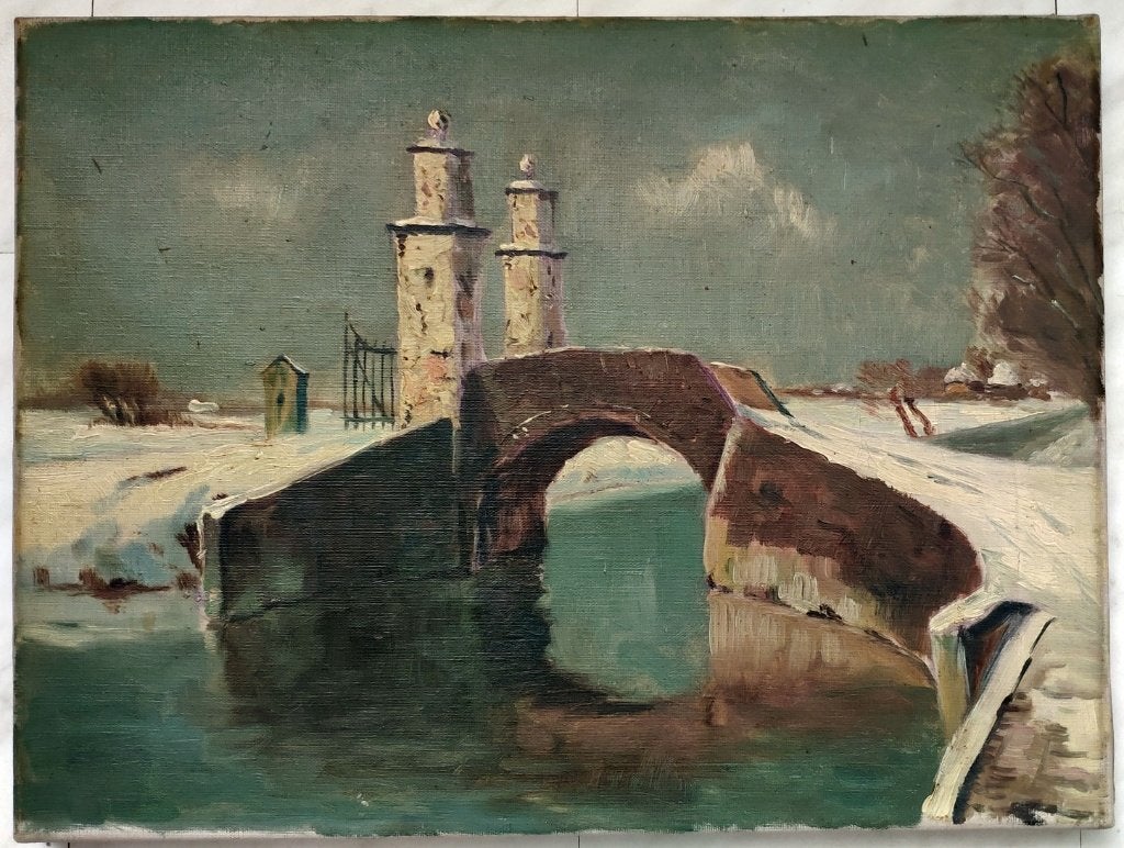 Rustenburg Den Haag antiek schilderij Haagse School, Ophalen