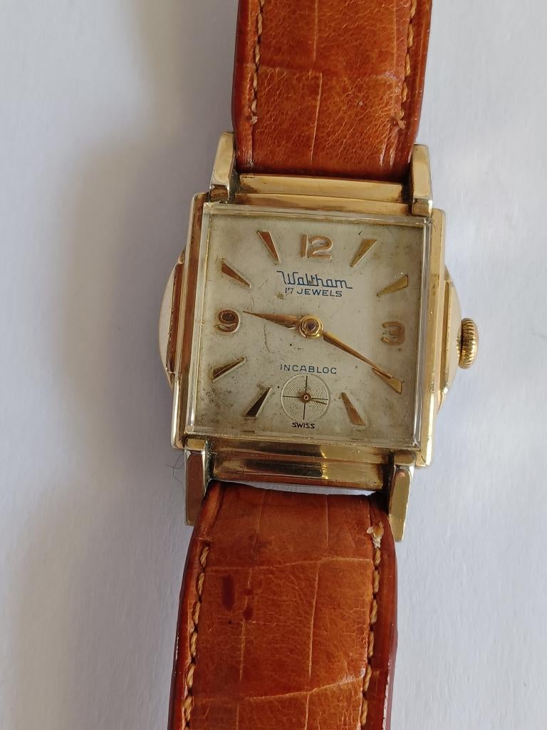 Omega -Waltham - Bulova, Sieraden, Tassen en Uiterlijk, Horloges | Antiek, Overige materialen, Met bandje, Polshorloge, 1930 tot 1960