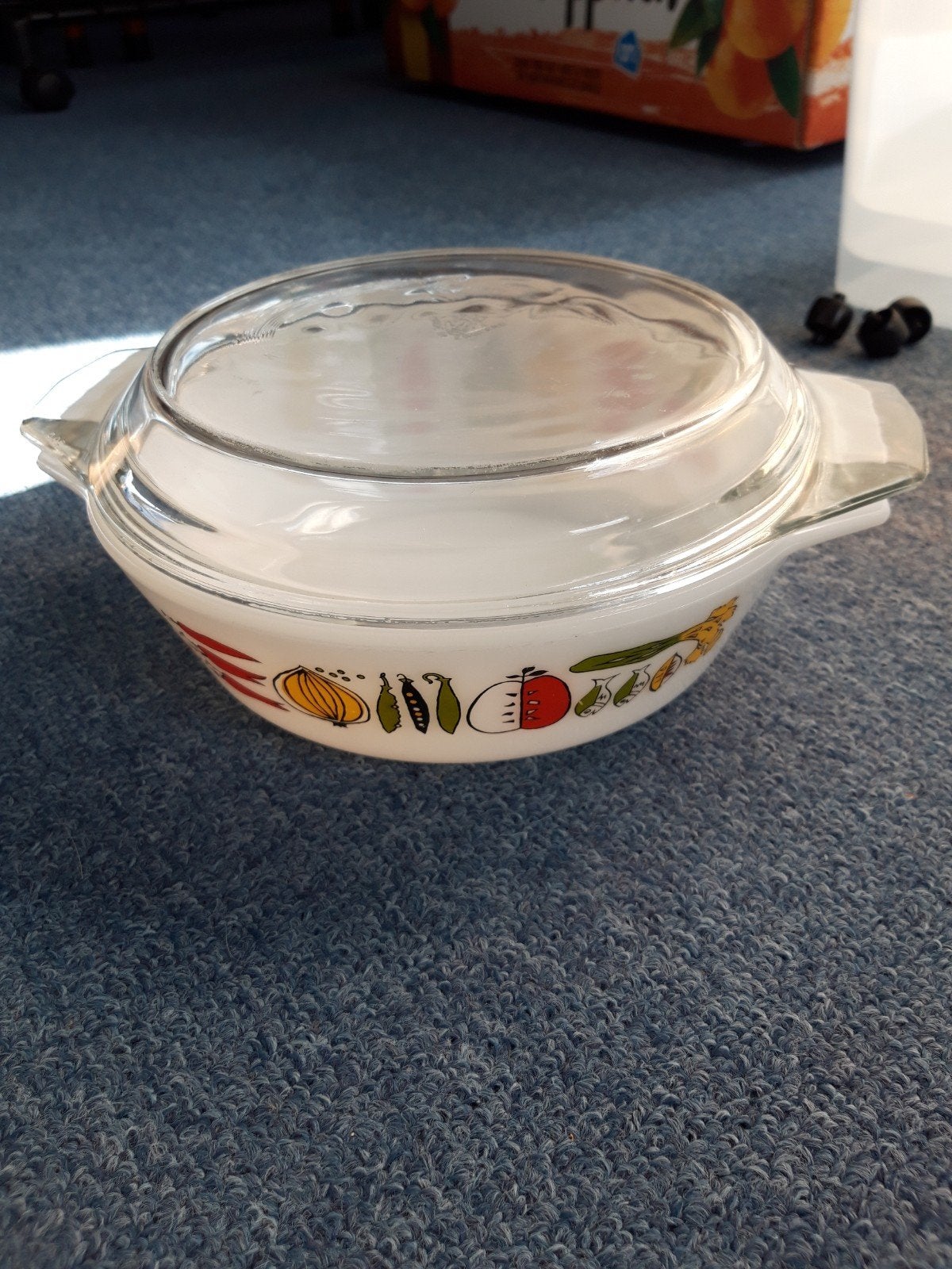 Retro ovenschaal JAJ England 20 cm doorsnede, Ophalen of Verzenden, Huis en Inrichting