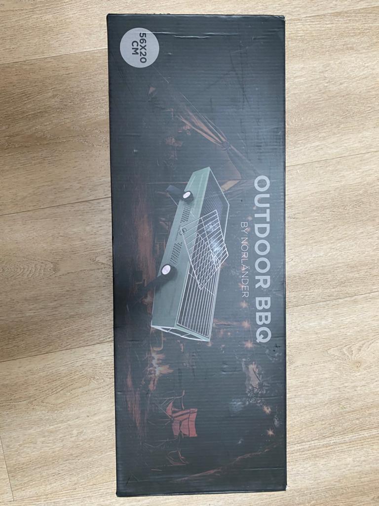 Nieuwe Norlander Outdoor BBQ - 56x20 cm, nog in plastic, Ophalen, Nieuw