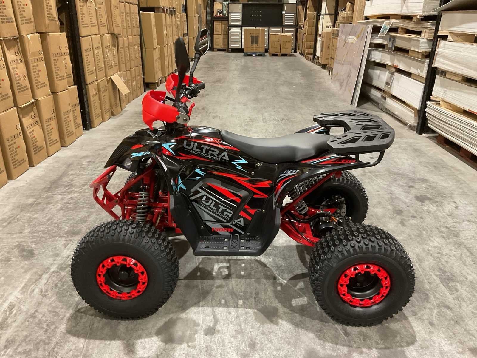 Ultra Motocross ATV005E 1500Watt 27JA Rood Quad