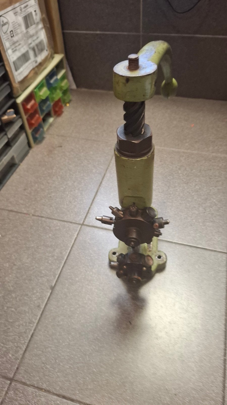 Schoenmaker spindelpers compleet, Ophalen of Verzenden, Gebruikt