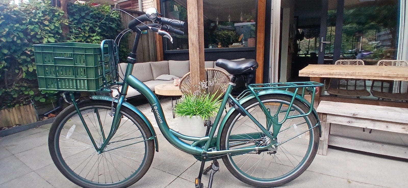 Popal Damesfiets 28 inch, 3 versnellingen, framemaat 53cm, Gebruikt, Versnellingen, 50 tot 53 cm, Ophalen