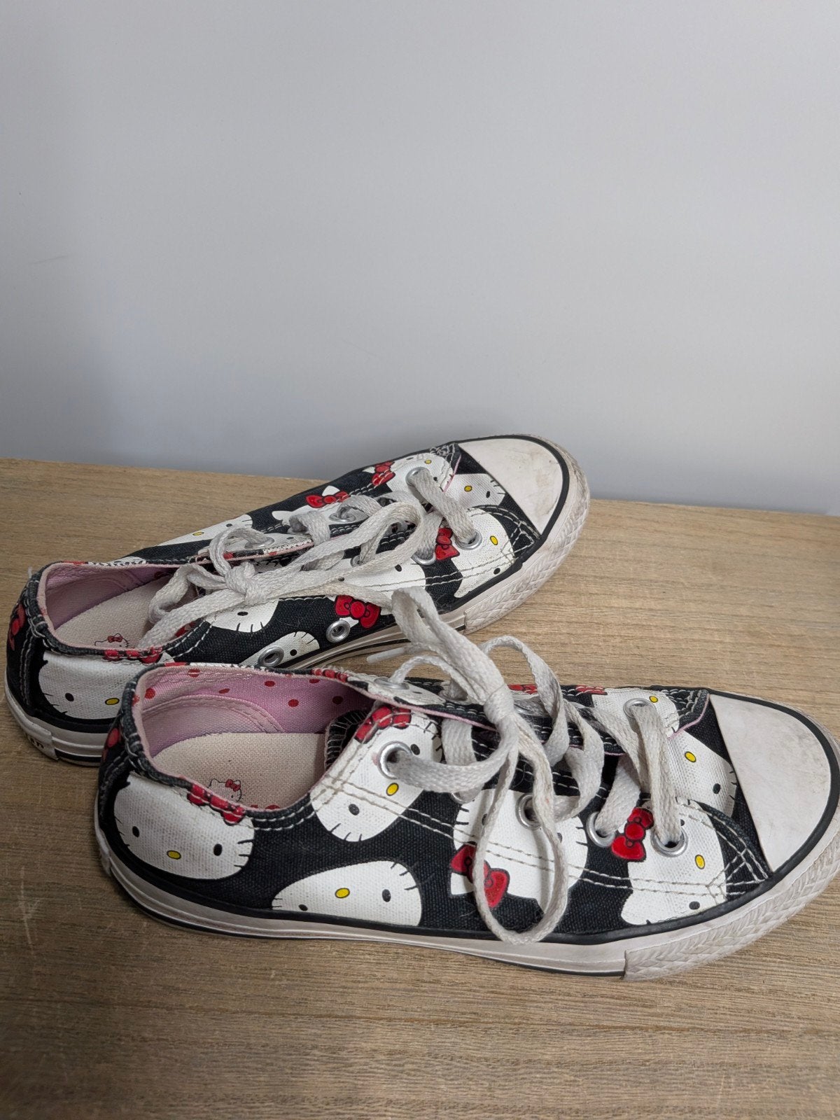 Converse Hello Kitty All Star Sneakers Maat 32, Kinderen en Baby's, Kinderkleding | Schoenen en Sokken, Converse All Star, Gebruikt
