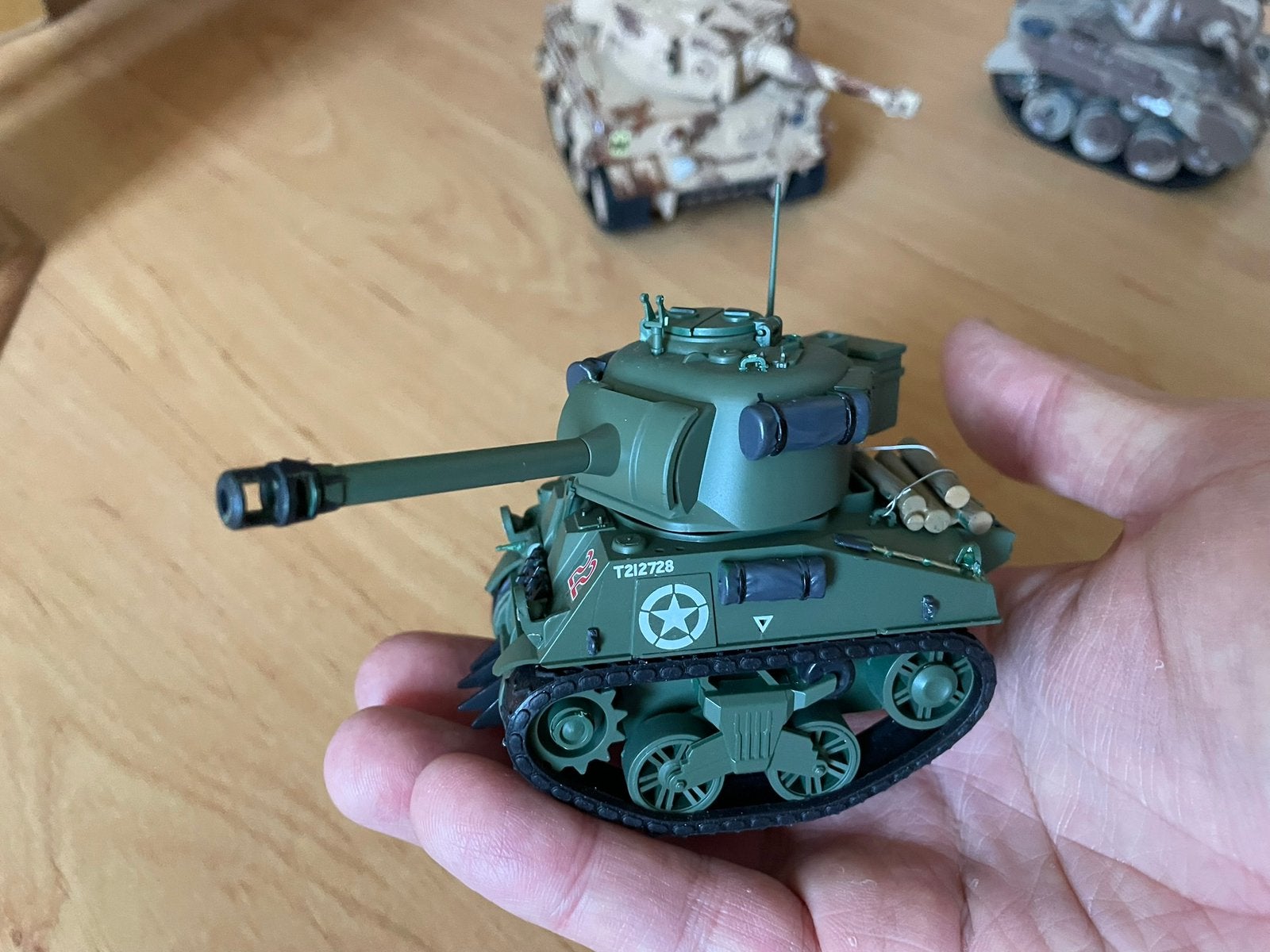 Mini Sherman Firefly, Ophalen, Zo goed als nieuw, Groter dan 1:32