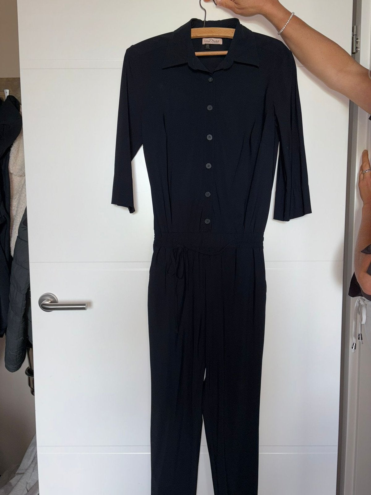 La dress jumpsuit zwart maat XXS, Ophalen of Verzenden, Zo goed als nieuw, Maat 34 (XS) of kleiner, Zwart