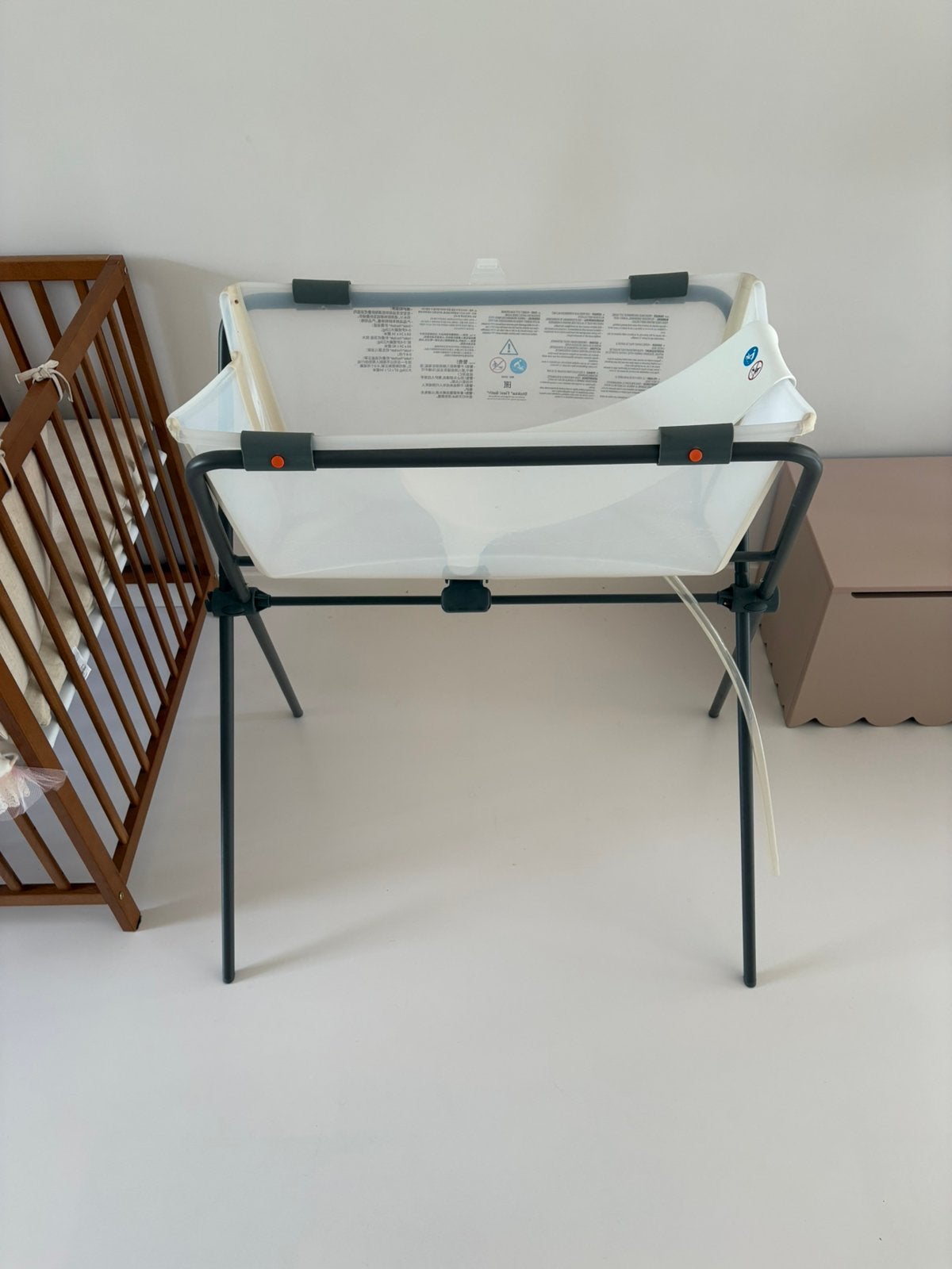 Stokke flexi bath met baby inleg, Kinderen en Baby's, Zo goed als nieuw, Badje, Standaard, Ophalen