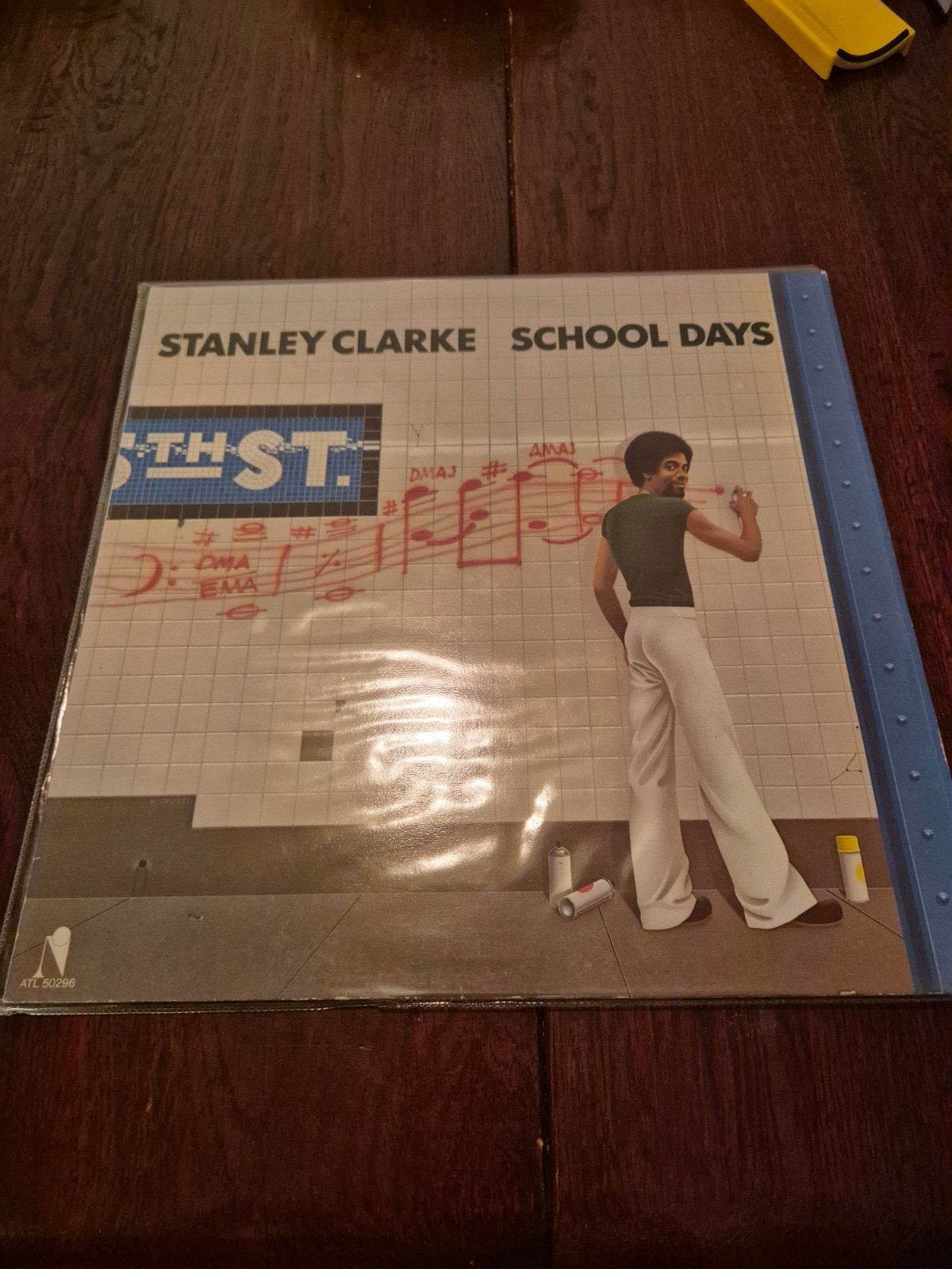 Stanley Clarke | School Days | VG | 50 296, Cd's en Dvd's, Vinyl | Jazz en Blues, 1960 tot 1980, Gebruikt, Ophalen of Verzenden