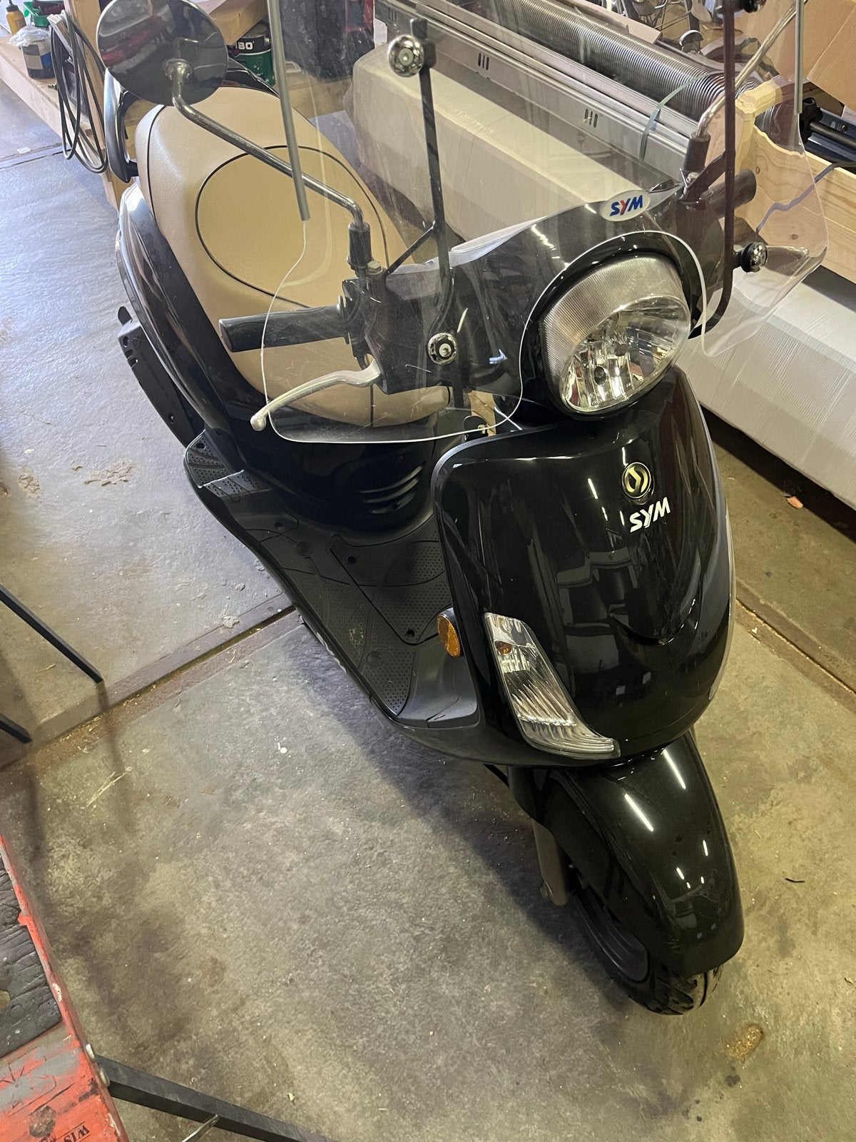 Sym Fiddle 2 Scooter - Zwart, Goed Onderhouden, Gebruikt, Ophalen of Verzenden, Benzine, Fiddle