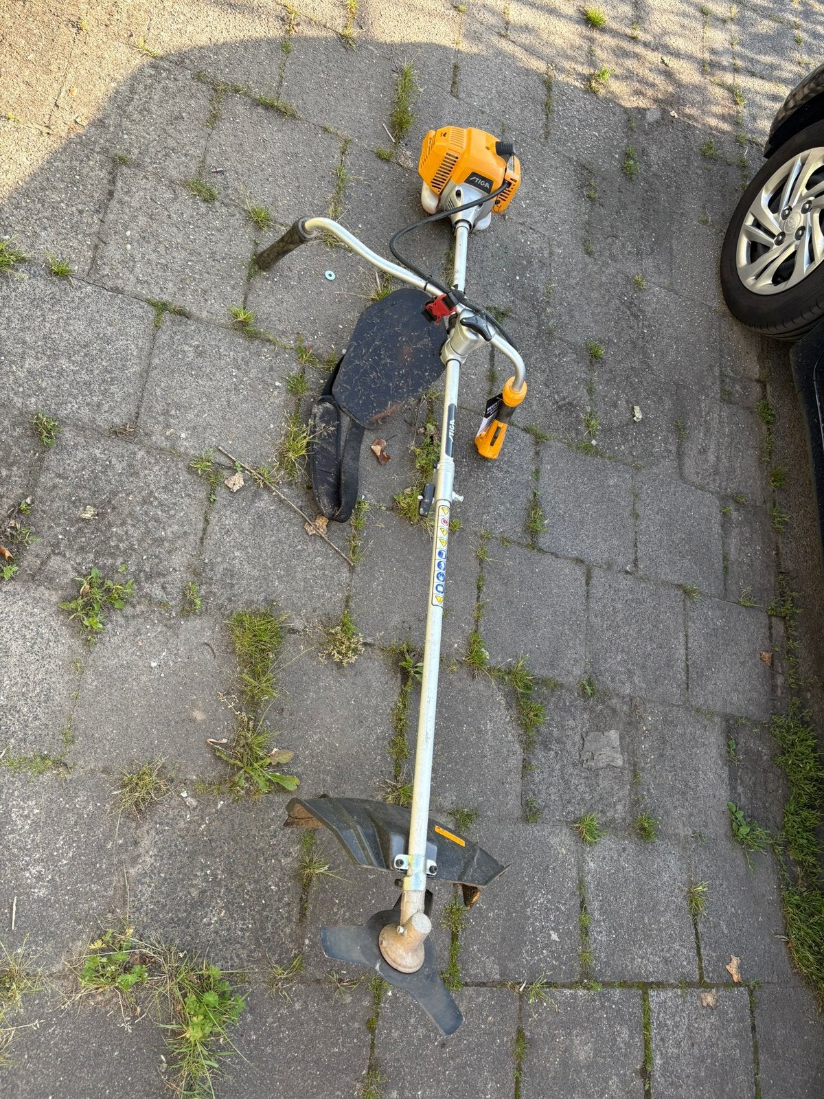 STIGA B 26 JA Benzine Bosmaaier (26cc), Tuin en Terras, Bosmaaiers, Ophalen of Verzenden, Zo goed als nieuw, Benzine